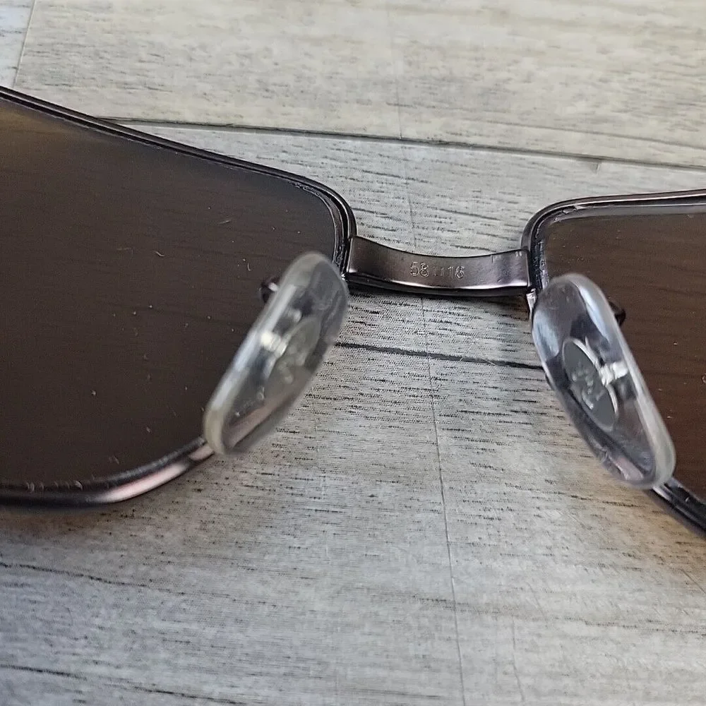 Ray Ban RB3189 012/3H Sunglasses Leather II 58-16 FRAMES‎ ONLY Italy Glasses